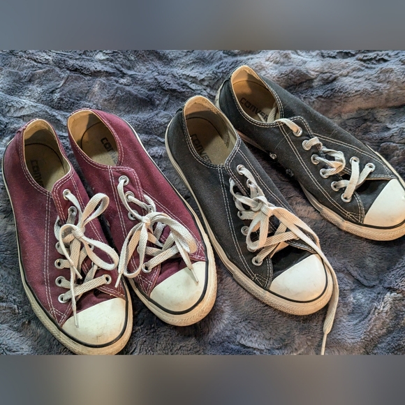 Converse All Stars Black EU 39.5 US M 6.5 US W 8.5 - Picture 1 of 6